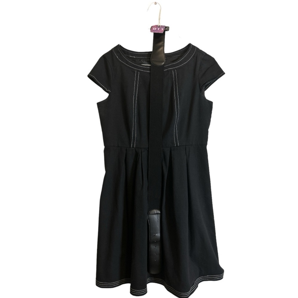 Emma & Michelle pleated mini dress with belt sz 12